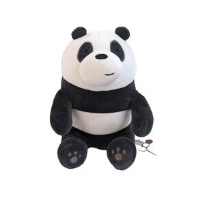 Miniso Life Cartoon Network We Bare Bears Sitting Panda Stuffed Plush Animal 11"